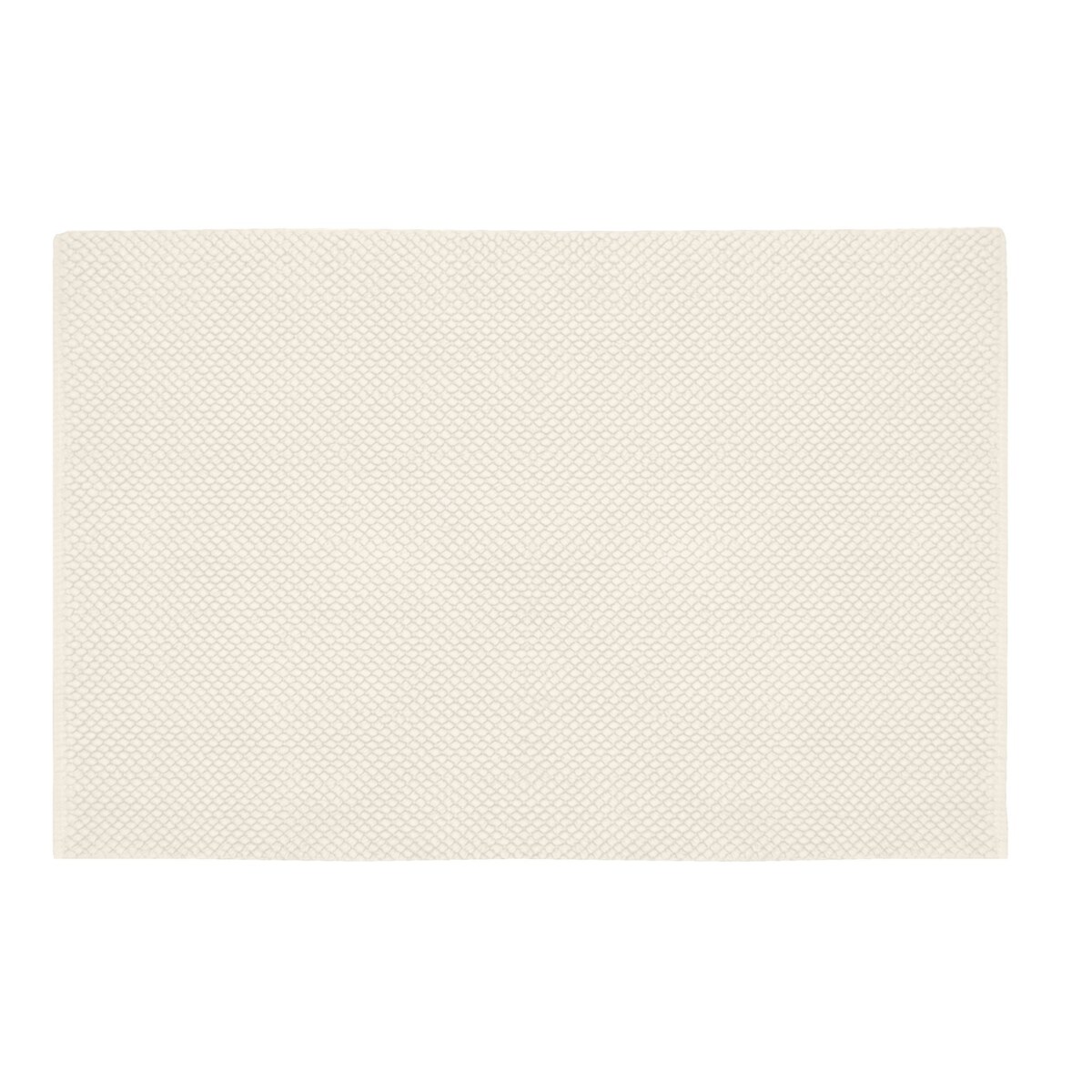 Kleine Wolke Punto Ekologiczny Dywanik łazienkowy Biały 60x 90 cm