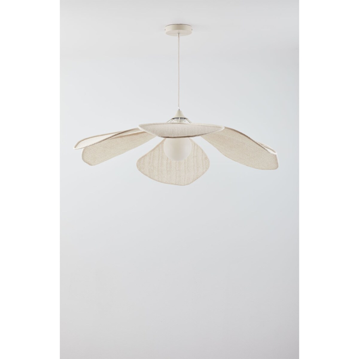 Lampa sufitowa kremowa Benavid Ø100 cm