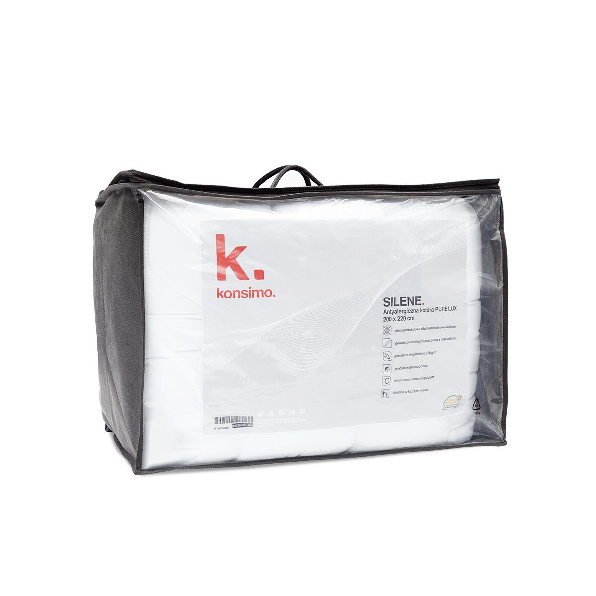 Konsimo SILENE Kołdra, biały