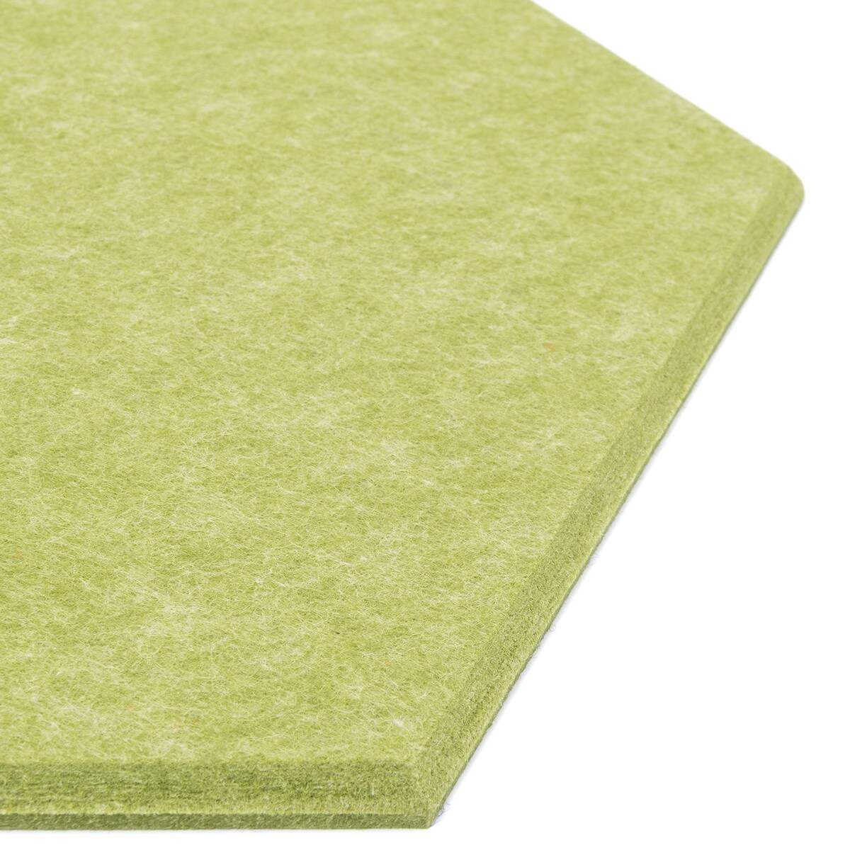 Zestaw 2 szt panel filcowy Felly 40x46 cm płytka heksagon gładki zielony