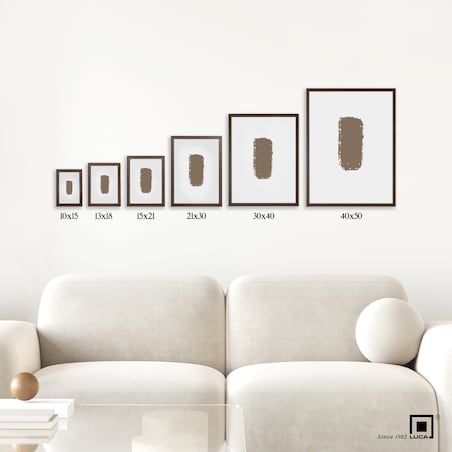 Ramka na zdjęcia 20x30 cm rama MDF biała z przetarciami ramki do zdjęć plakatów 30x20 cm LUCA®