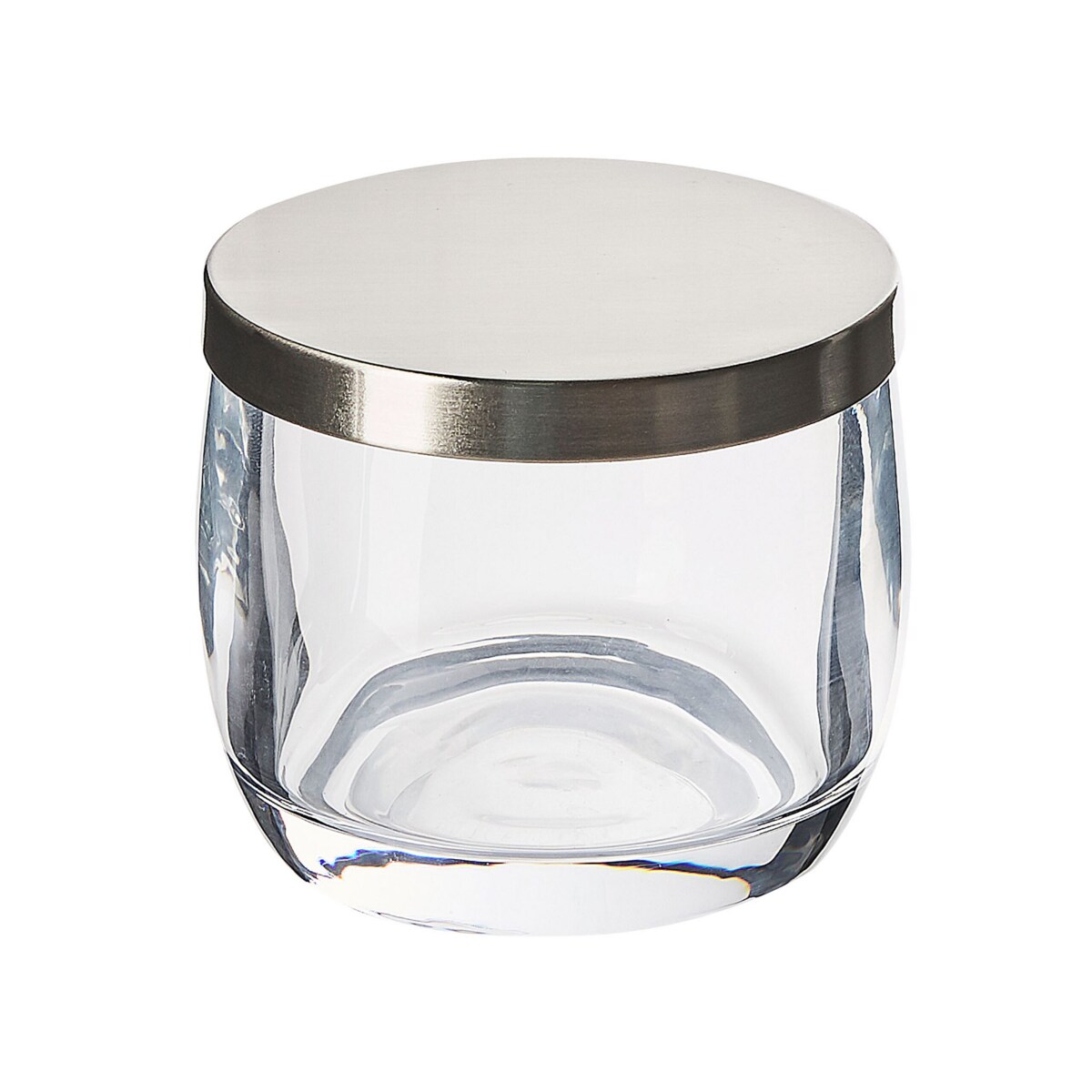 4-częściowy zestaw akcesoriów łazienkowych szklany przezroczysty SONORA