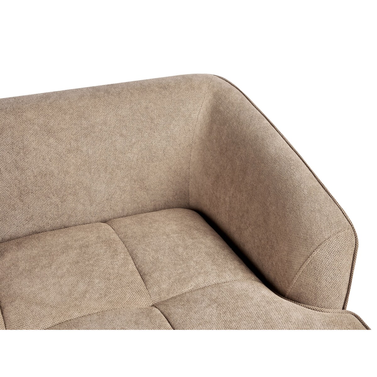 Sofa 2-osobowa brązowa HOBRO