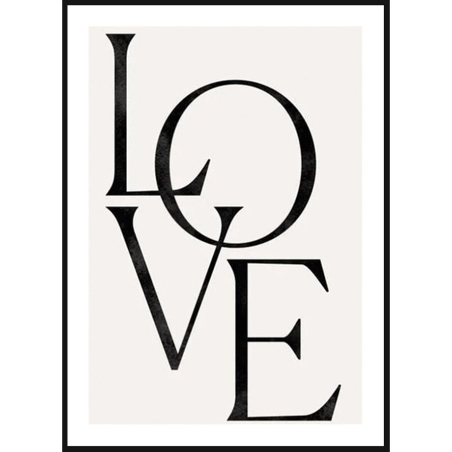 Poster Story, Plakat, Obraz - Love, wymiary 30 x 42 cm