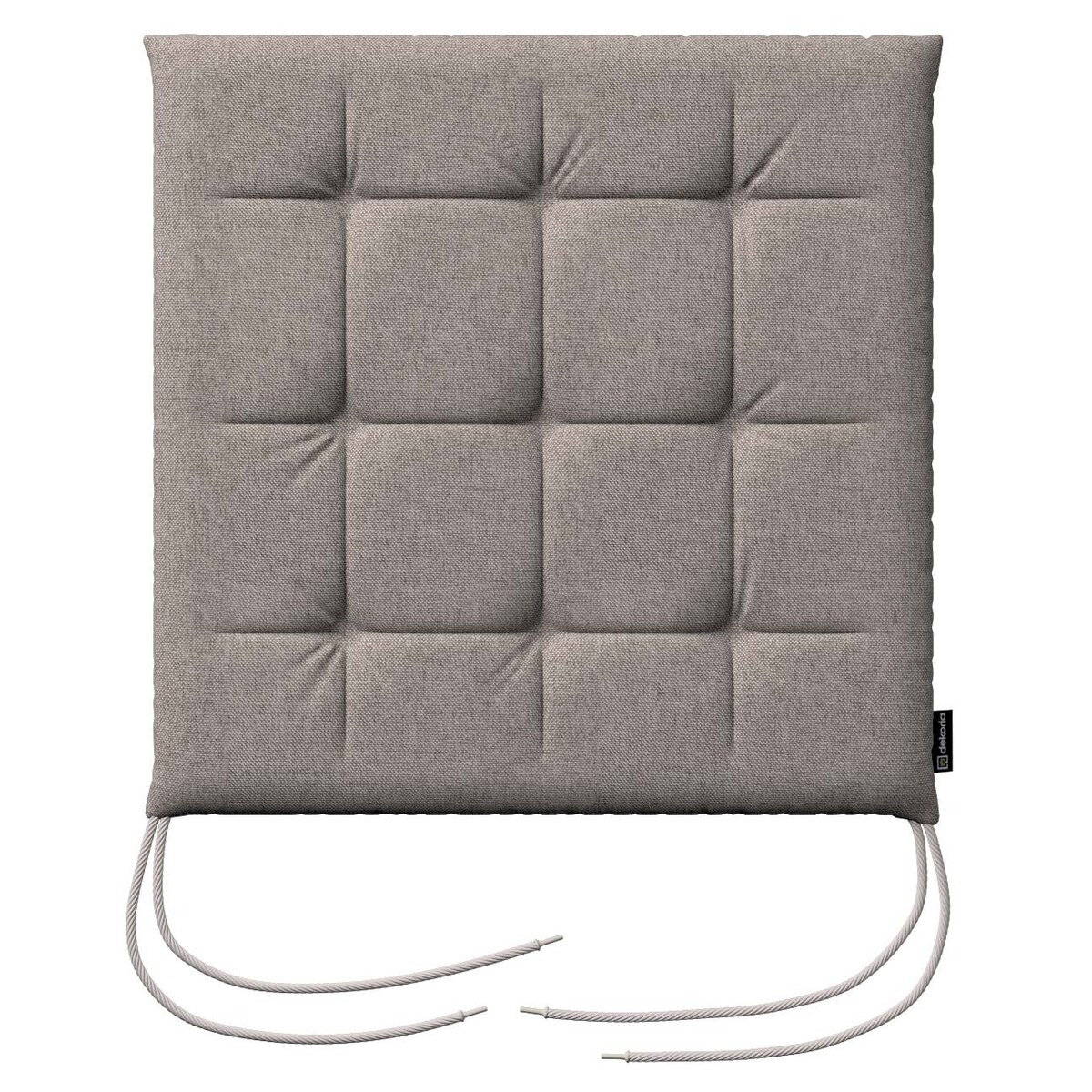 Poduszka na krzesło Karol, beżowo-szary, 40 x 40 x 3,5 cm, Etna