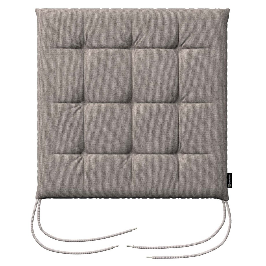 Poduszka na krzesło Karol, beżowo-szary, 40 x 40 x 3,5 cm, Etna