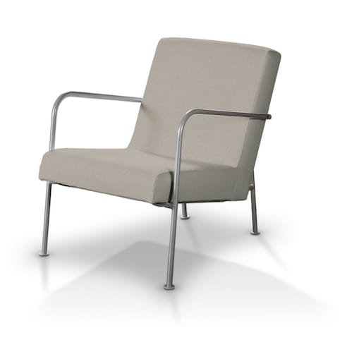 Pokrowiec na fotel Ikea PS, beżowy melanż, fotel Ikea PS, Amsterdam