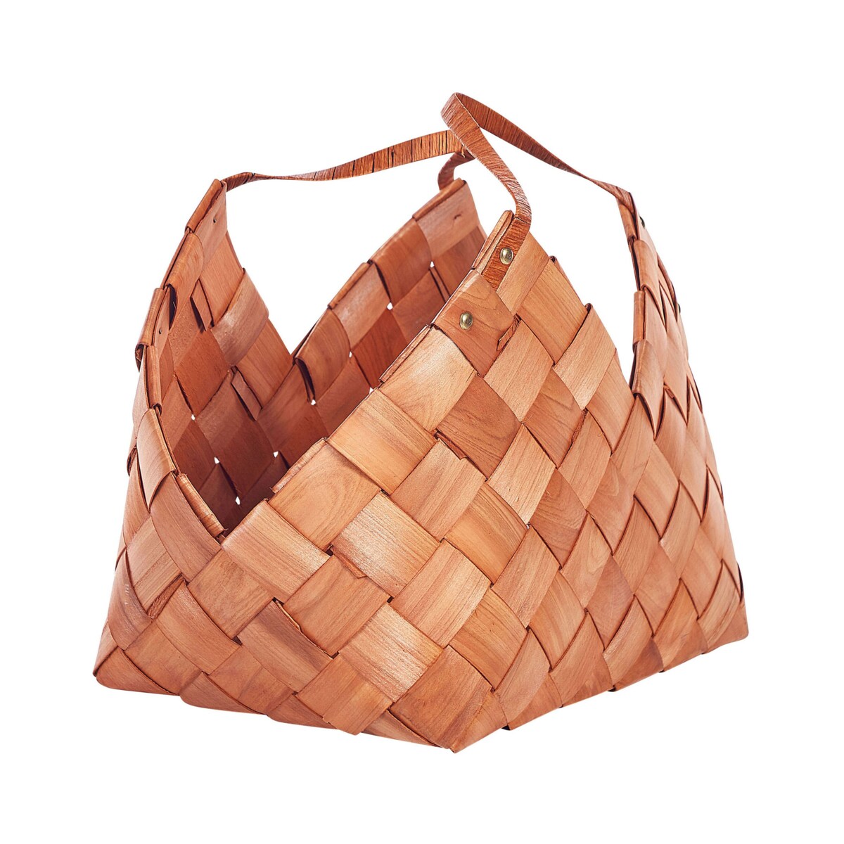 Kosz drewniany naturalny QARA