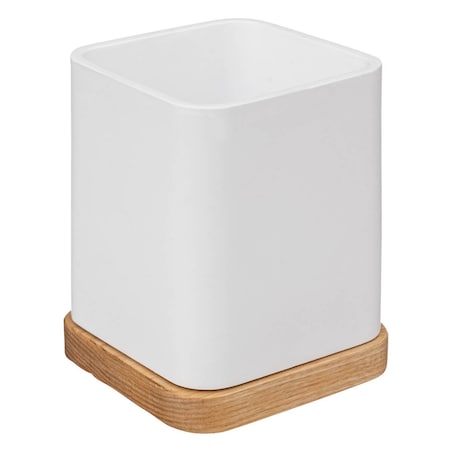 Pojemnik na szczoteczki do zębów NATUREO, bambusowa podstawa