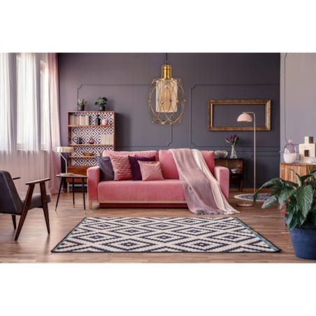 Lampa Wisząca Szklana Metalowa Nowoczesna