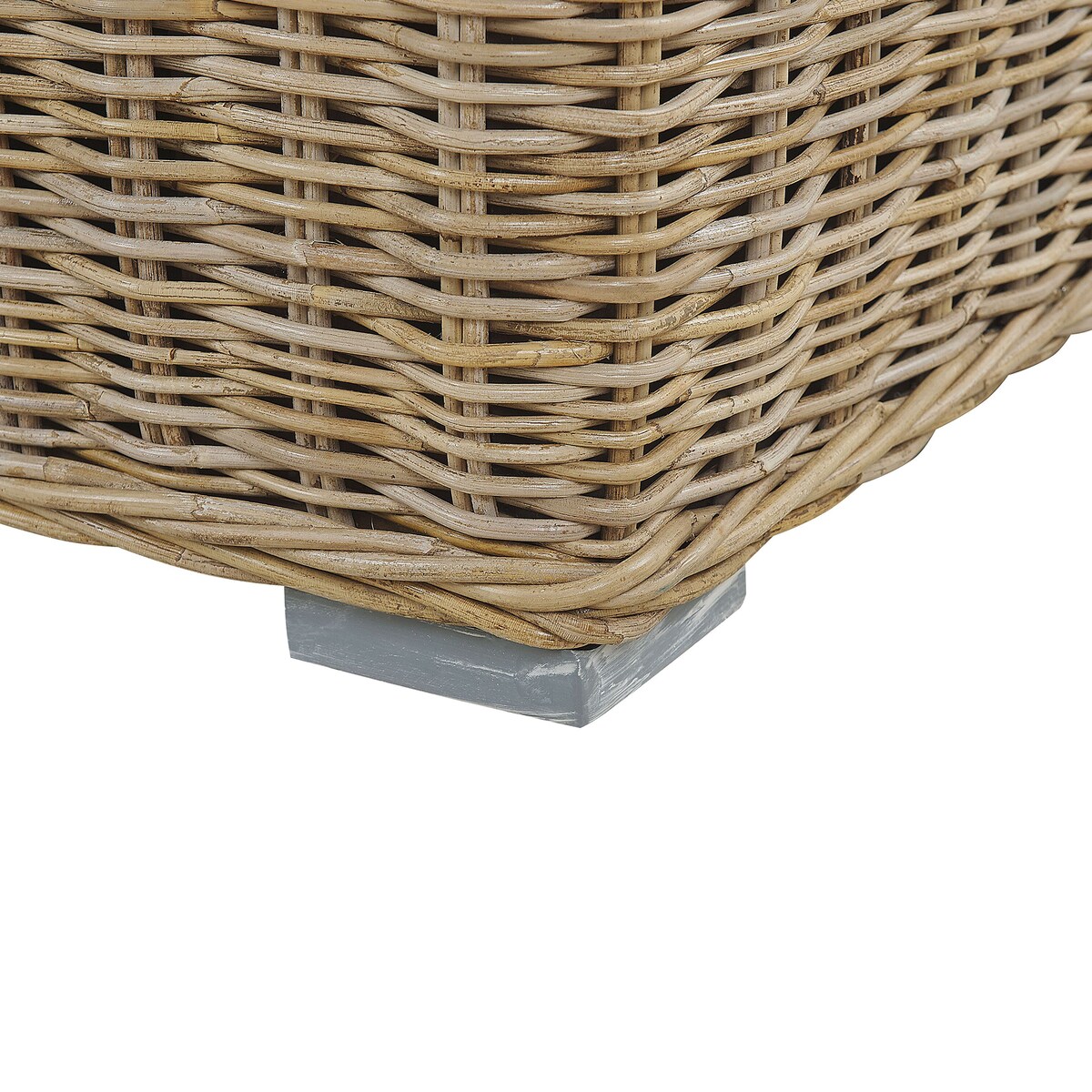 Sofa ogrodowa dla 2 osób ARDEA Rattan Jasnobrązowy