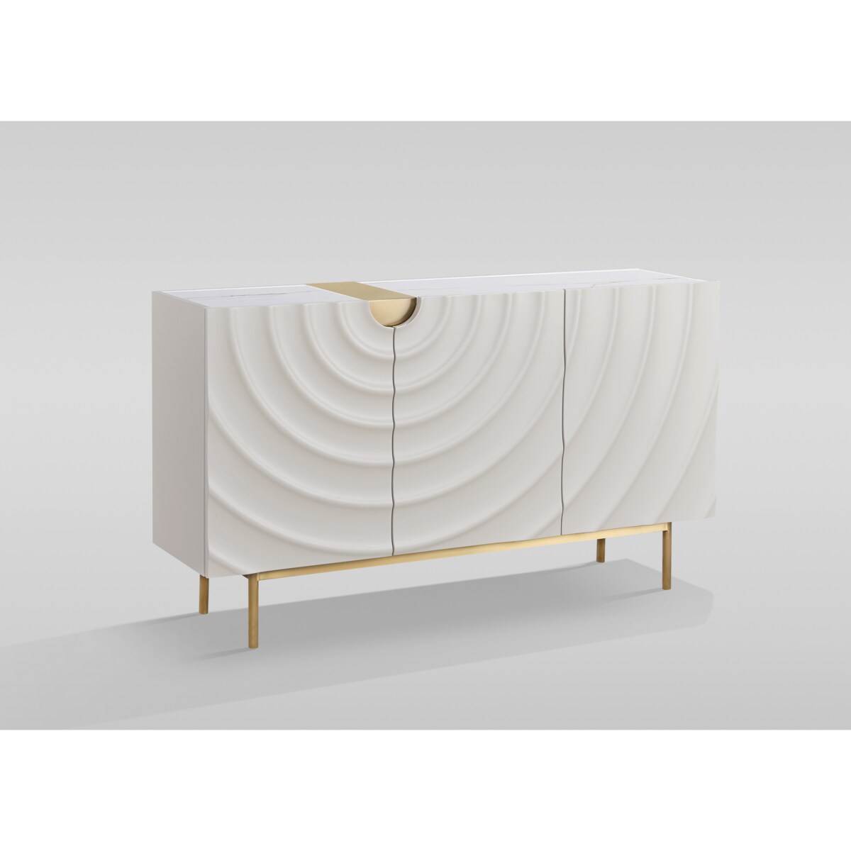 Komoda złota Primavera Glamour Premium 150x40x86