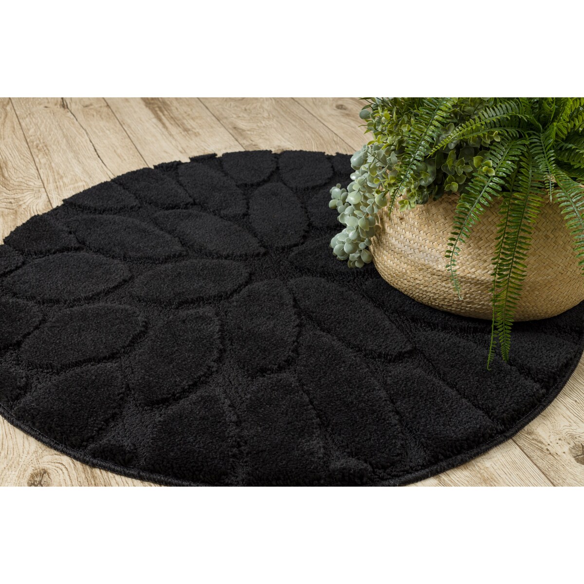 Dywan łazienkowy SUPREME koło STONES koło 50 cm