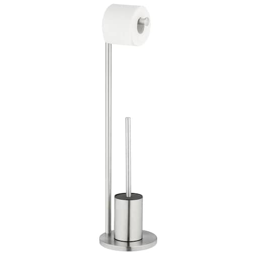 Stojak na szczotkę WC z uchwytem na papier 2w1 FERLA
