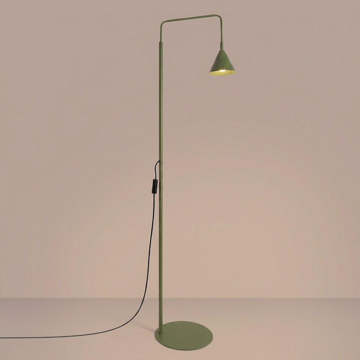 Lampa podłogowa NOX zielona oliwka