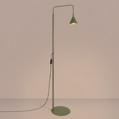 Lampa podłogowa NOX zielona oliwka