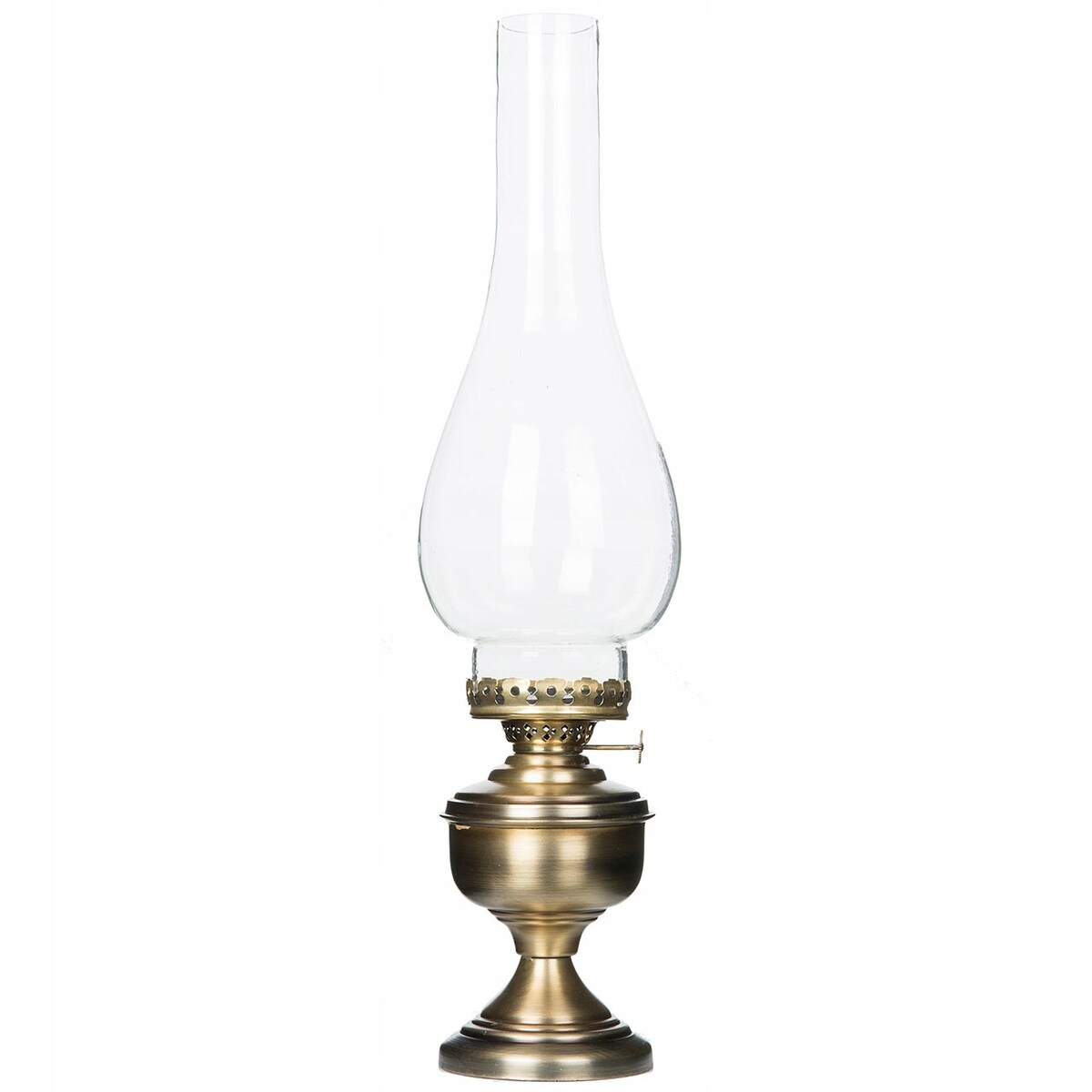 ŚWIECZNIK tealight OLJA lampa naftowa ZŁOTA RETRO