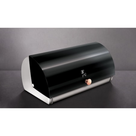 Chlebak stalowy pojemnik na chleb pieczywo bułki BERLINGER HAUS Black Rose