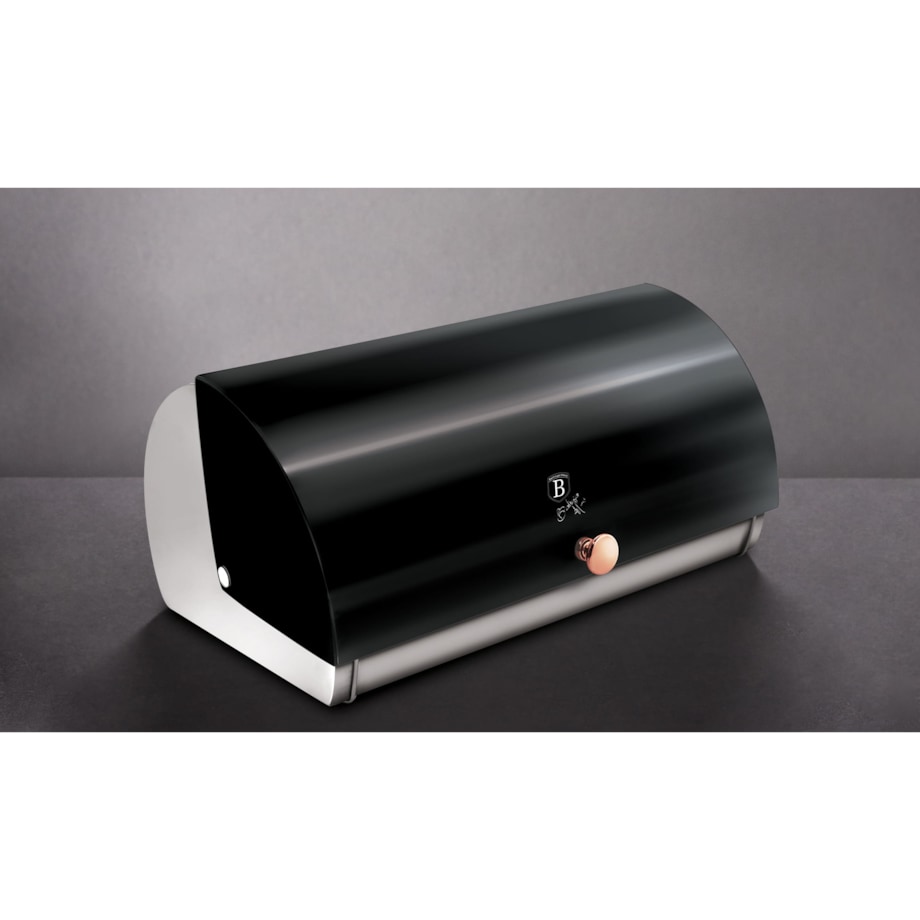 Chlebak stalowy pojemnik na chleb pieczywo bułki BERLINGER HAUS Black Rose