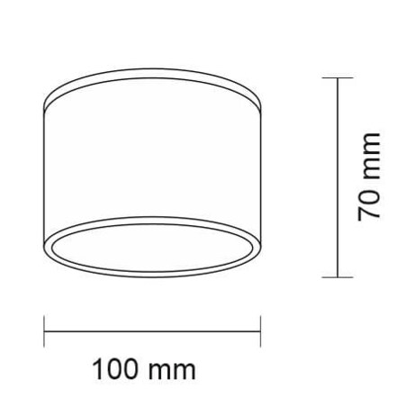 Plafon LAMPA sufitowa SUWA 7720 Shilo metalowa OPRAWA natynkowa IP44 biała