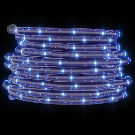 vidaXL Wąż świetlny, 240 LED, zimna biel, 10 m, PVC