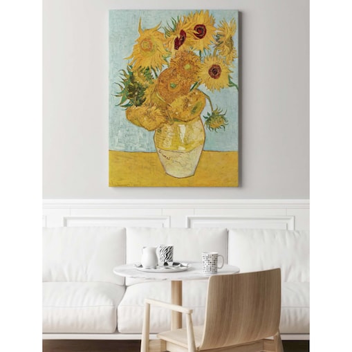 Obraz na płótnie Słoneczniki Vincenta van Gogha 65cm x 80cm