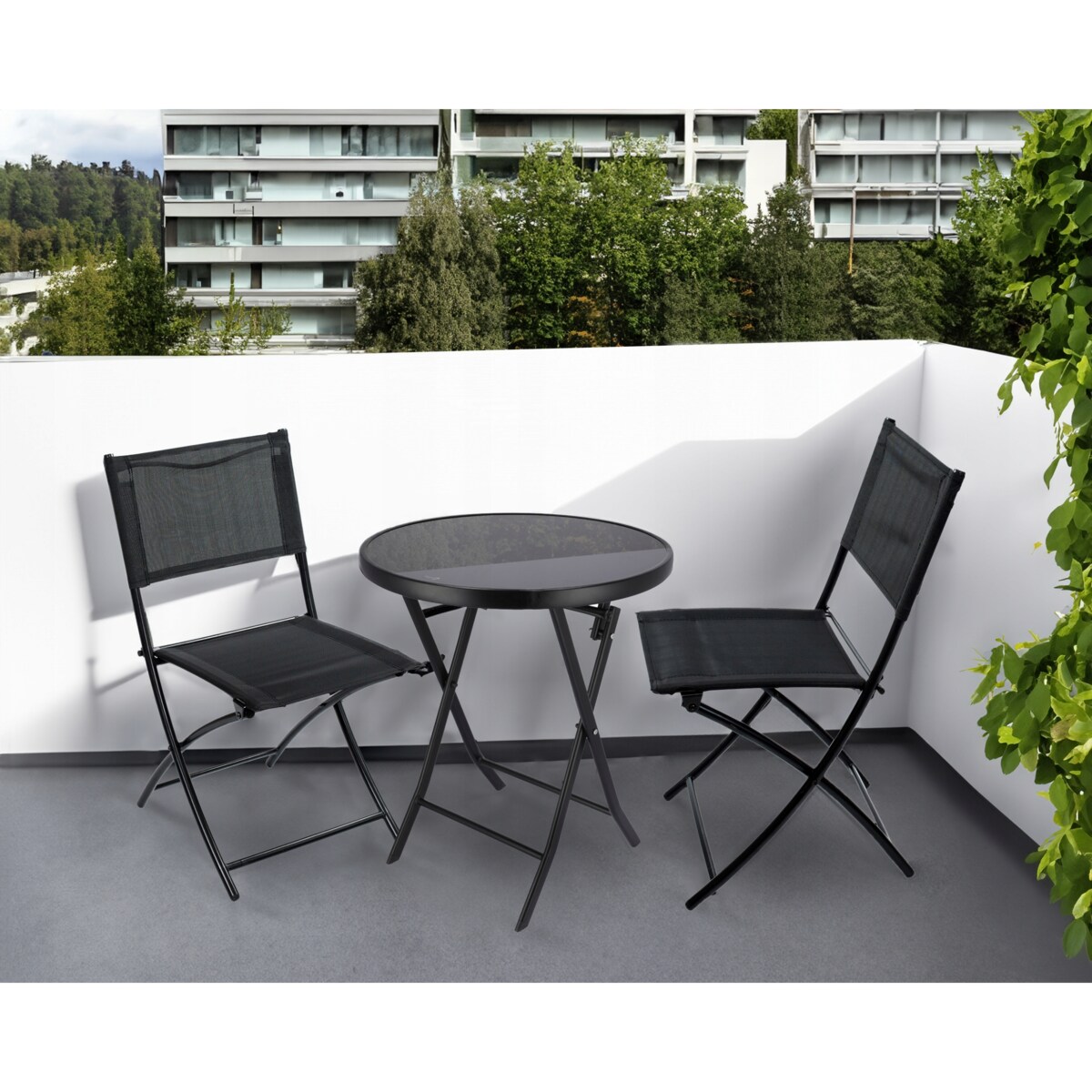 Zestaw składanych mebli ogrodowych