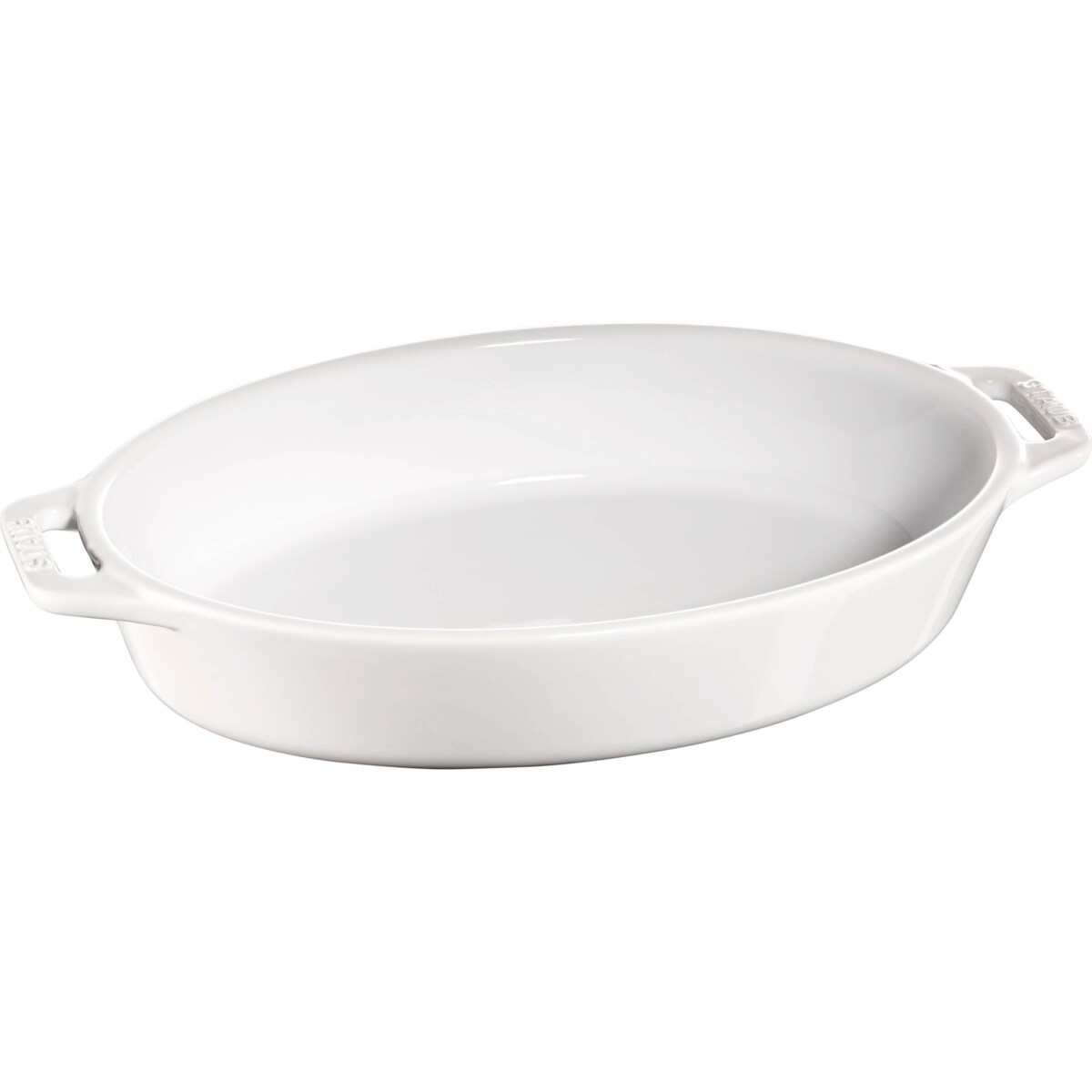 Owalny półmisek ceramiczny Staub - 2.3 ltr, Biały