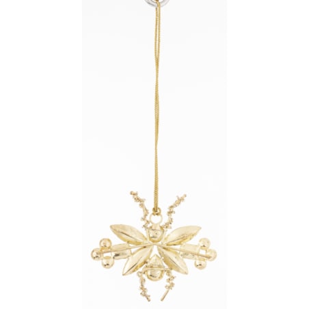 Ozdoba - zawieszka 2 szt. kolorowa 8x4,5x1 cm INSETTO- red