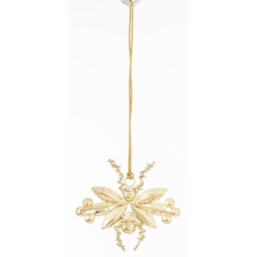 Ozdoba - zawieszka 2 szt. kolorowa 8x4,5x1 cm INSETTO- red