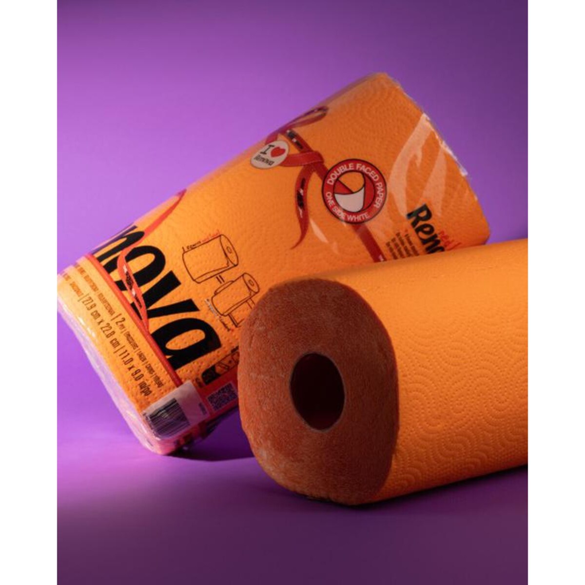 Ręcznik Papierowy Renova pomarańczowy 1R