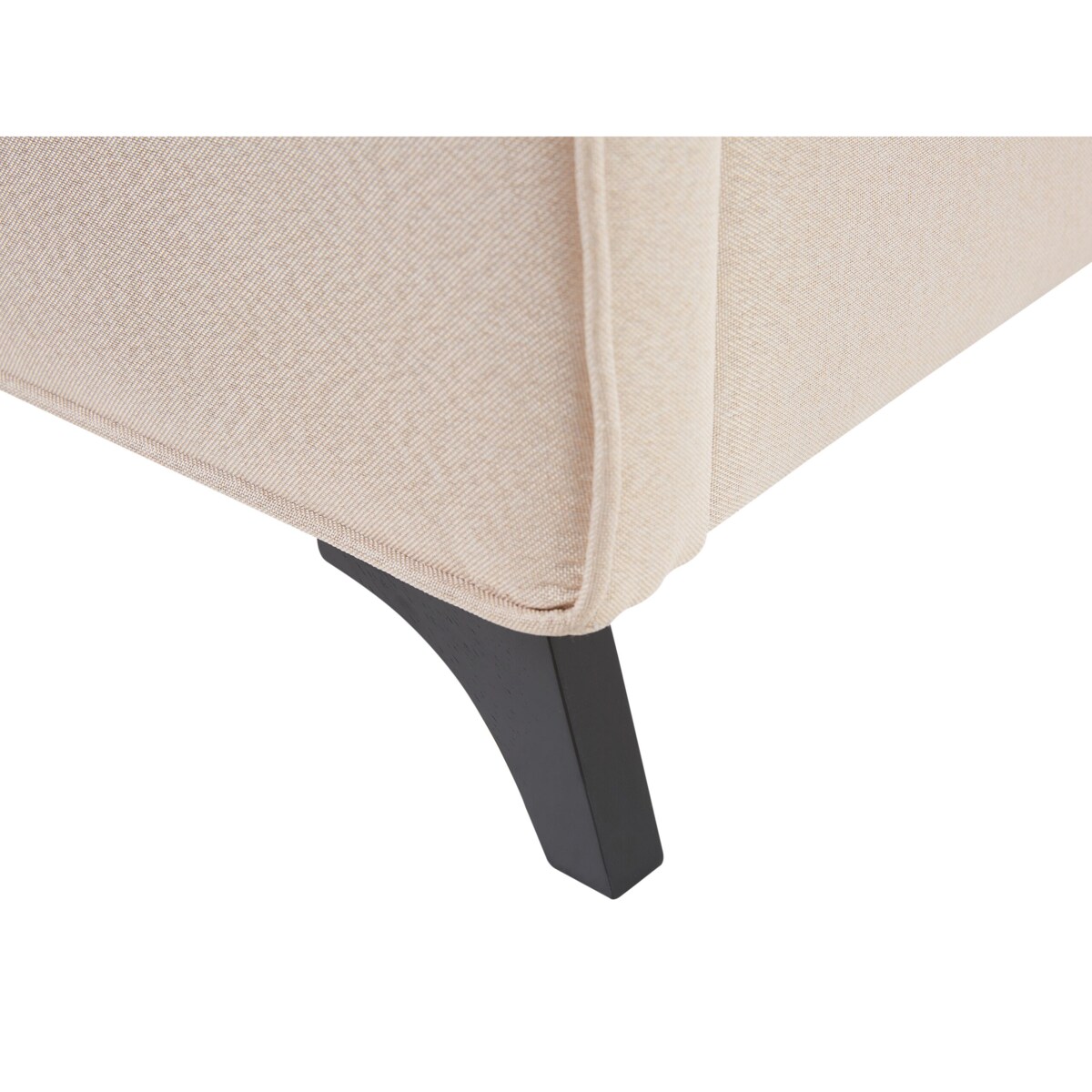 Łóżko tapicerowane 160 x 200 cm beżowe AMBASSADOR