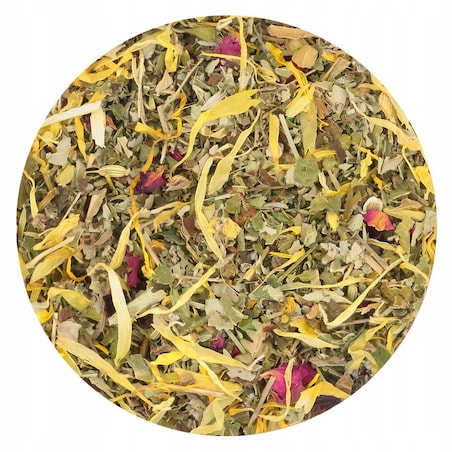 Herbata ziołowa NA ZŁĄ POGODĘ o smaku miodowo-anyżowym PREMIUM Cup&You - herbata liściasta sypana mieszanka napar susz - gotowa na prezent upominek