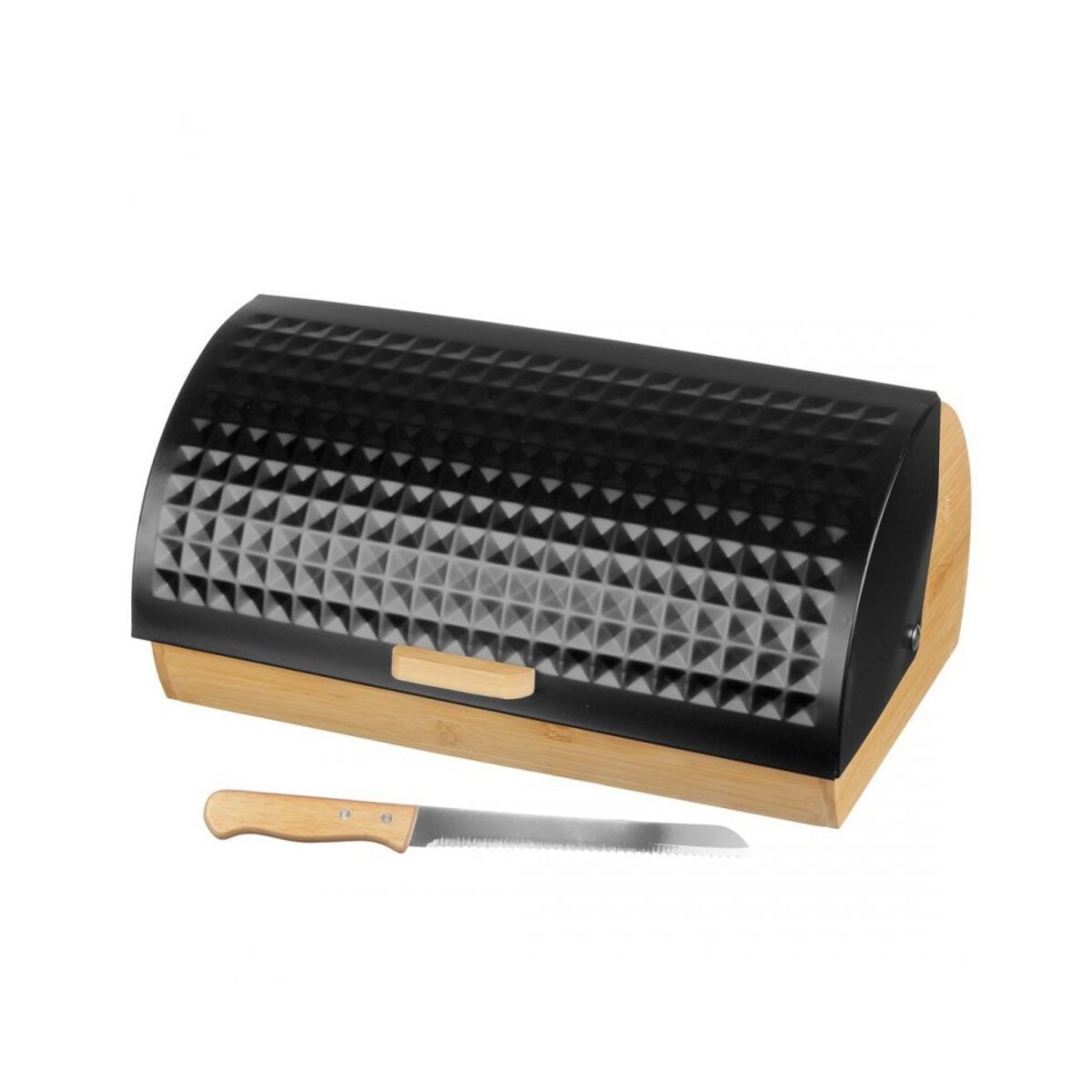 Brunbeste chlebak bambusowy z nożem do pieczywa 2773