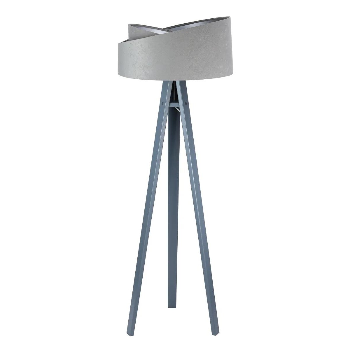 Lampa stojąca GEMSTONE szara/srebrna