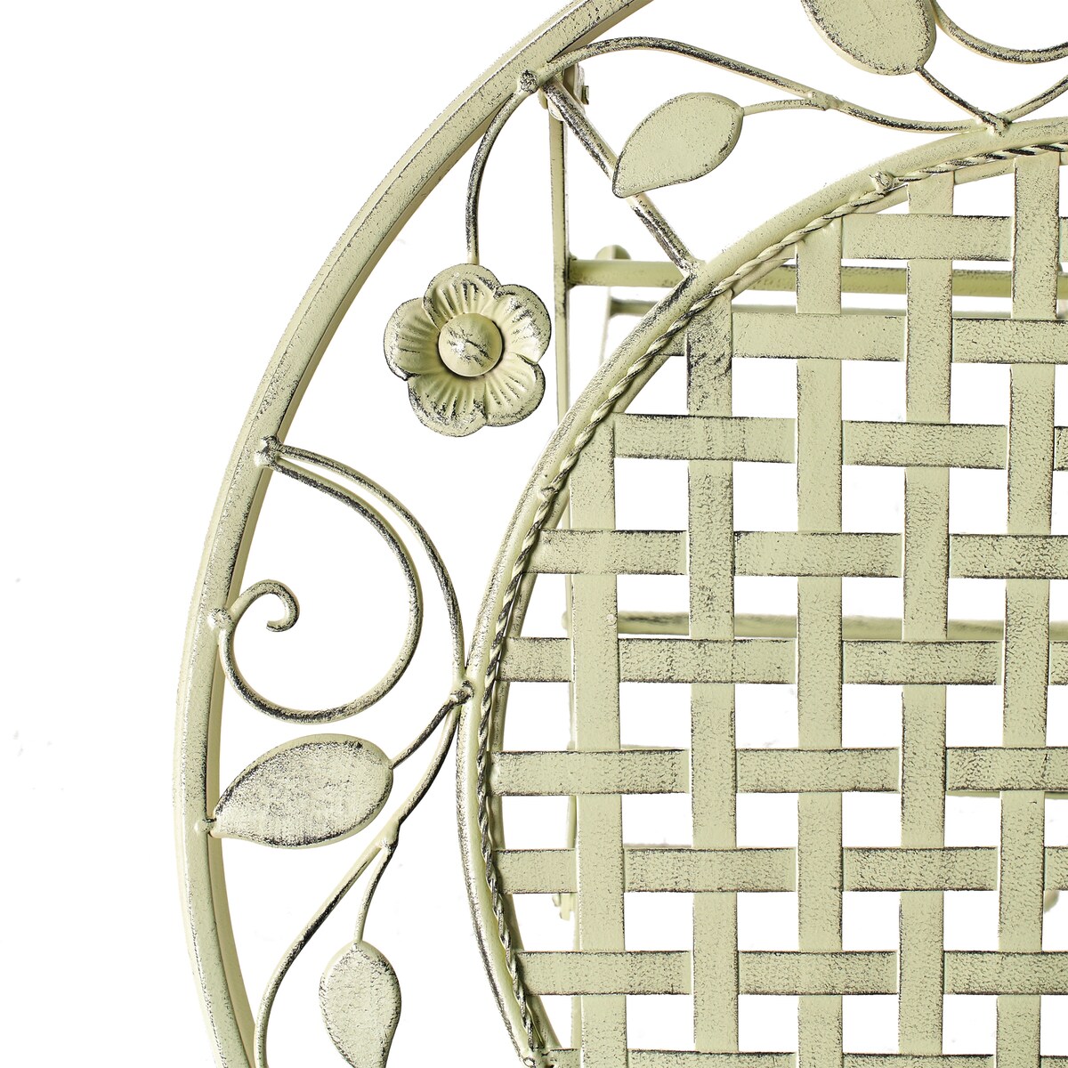 Stolik ogrodowy barowy BIVIO 60 cm 60 cm Metal Jasnozielony