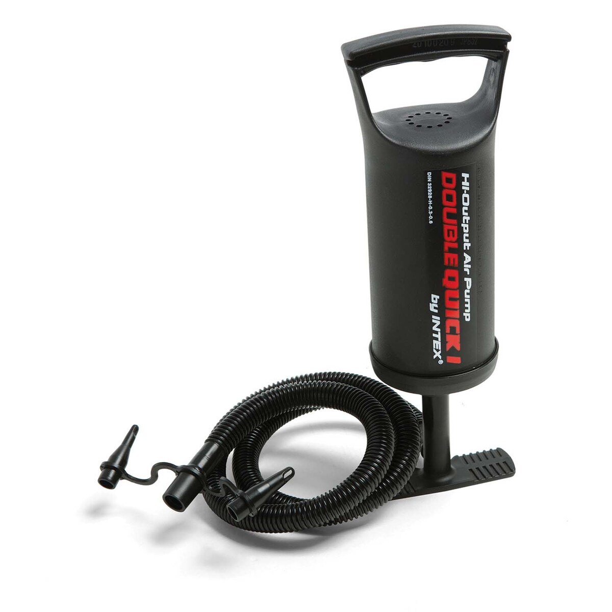 Materac welurowy dmuchany Intex łóżko dwuosobowe + pompka 64108-68612