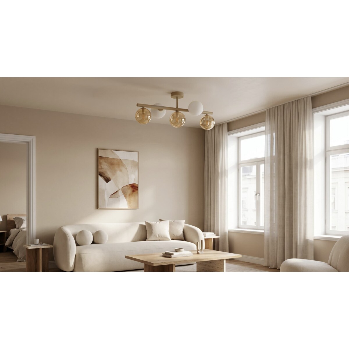 Lampa sufitowa K-5858 z serii LEMO