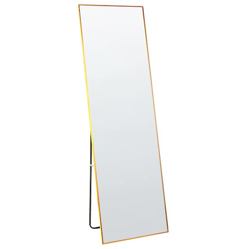 Lustro stojące BEAUVAIS 156 cm Metal Złoty