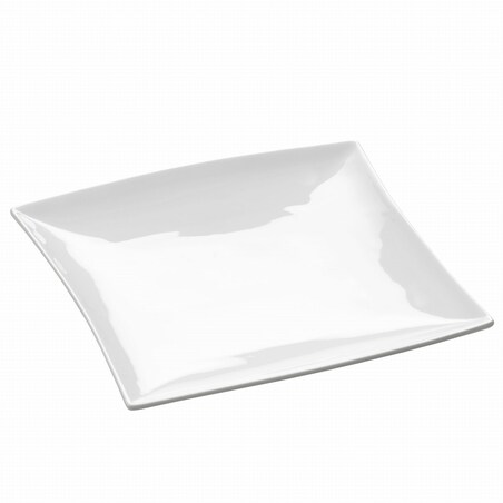 Talerz śniadaniowy East meets West, biały, 23 cm