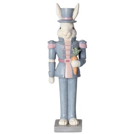 Figurka - Królik w niebieskim mundurze 30,5x9,5x7 cm SOLDATO