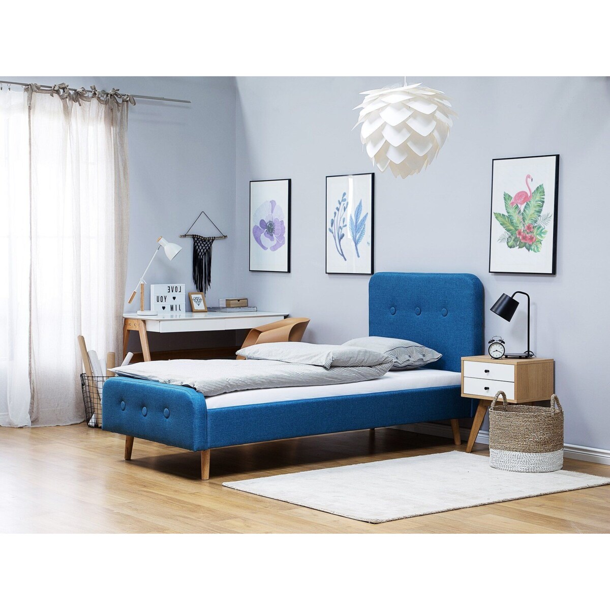 Materac kieszeniowy dwustronny 90 x 200 cm DUO