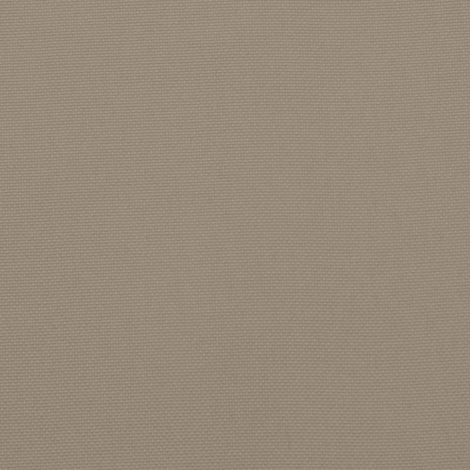 vidaXL Poduszka na ławkę ogrodową, taupe, 150x(50+50)x7 cm