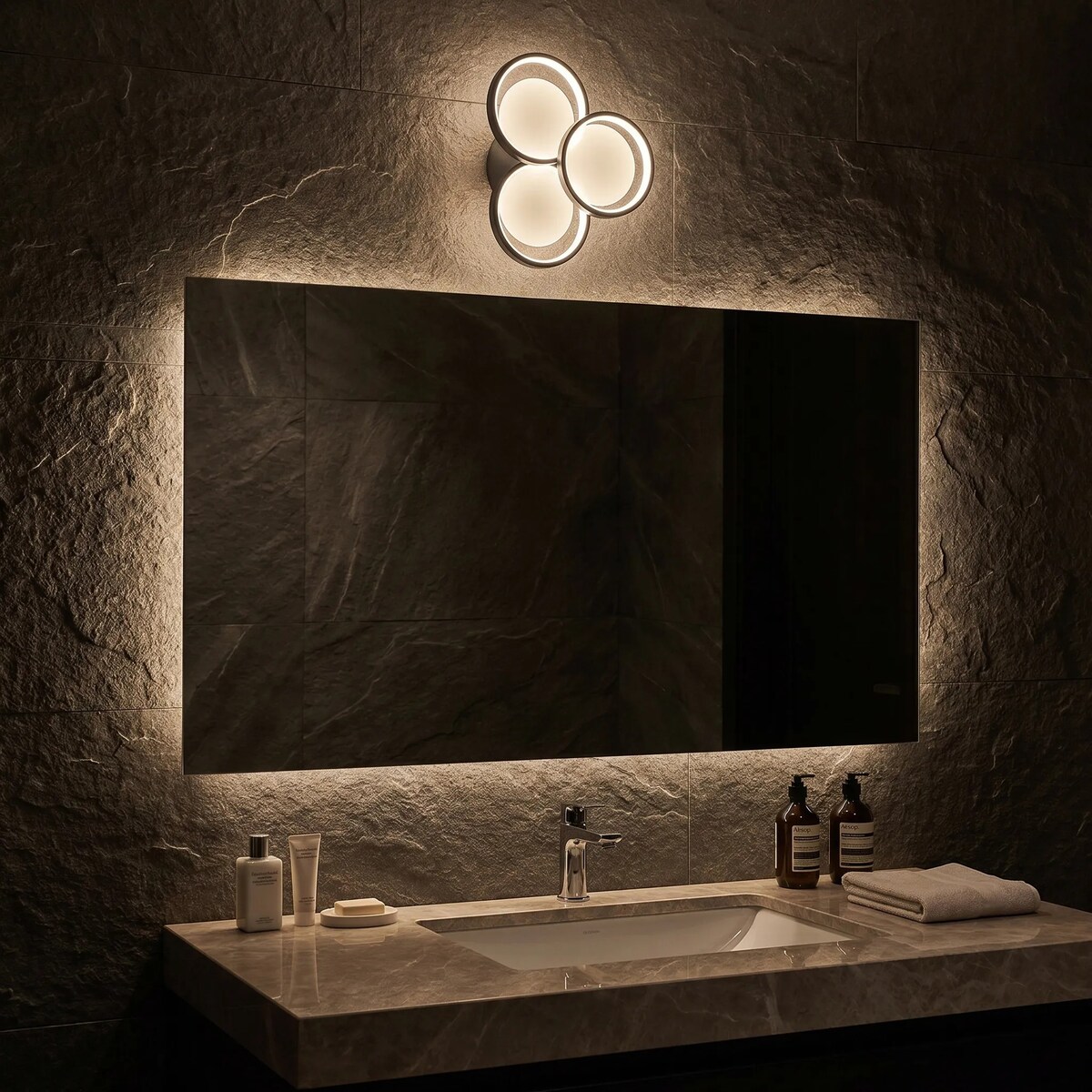 Lampa Sufitowa App1919-C Black Led Czarny, Metal, Tworzywo Sztuczne