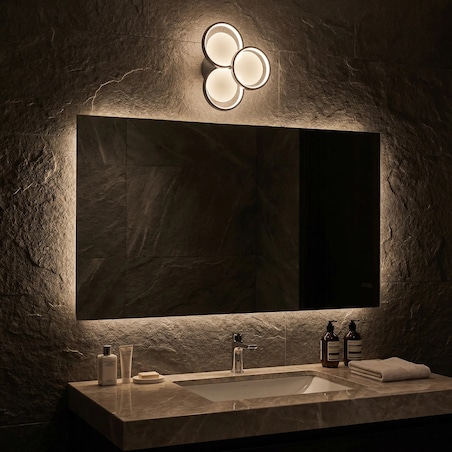 Lampa Sufitowa App1919-C Black Led Czarny, Metal, Tworzywo Sztuczne