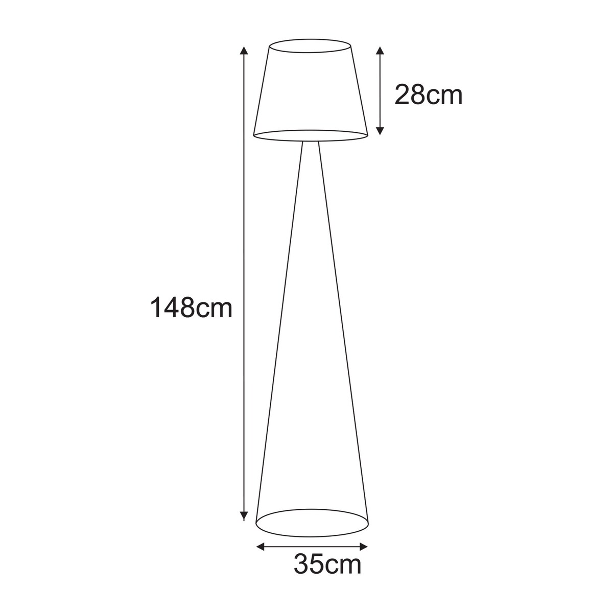 Lampa podłogowa K-5817 z serii LIVIA
