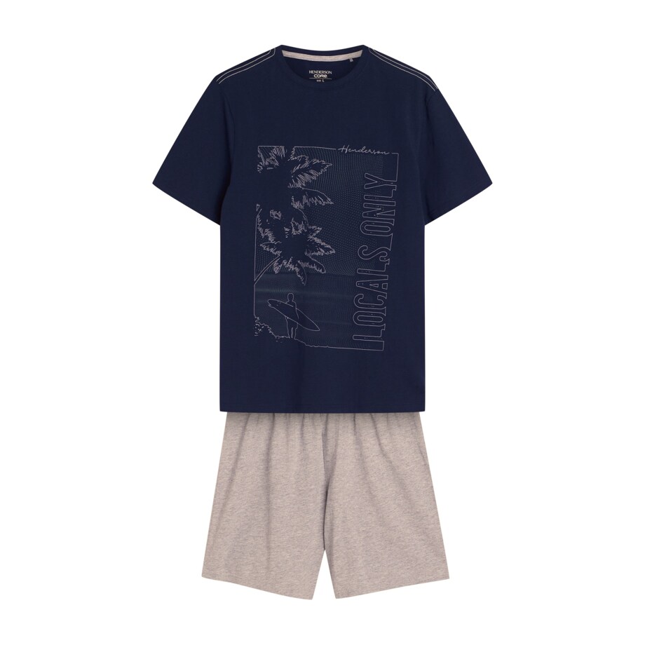 Piżama Surf 42598-59X Granatowy, XXL