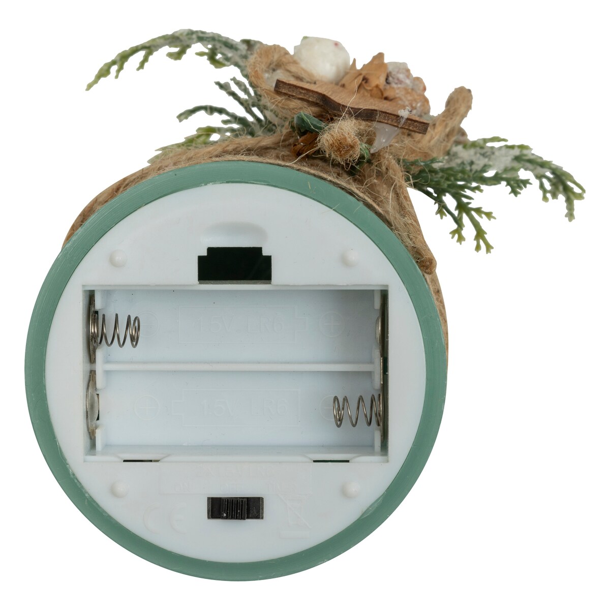 Ozdobna świeca parafinowa LED, 10 cm