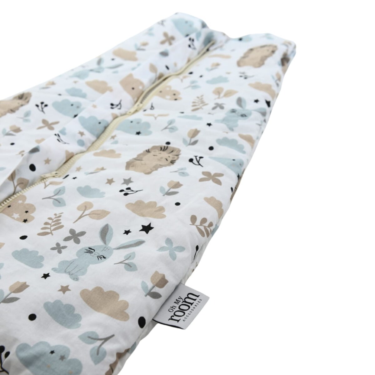 Śpiworek dziecięcy do spania - leśne zwierzątka S (1 TOG)