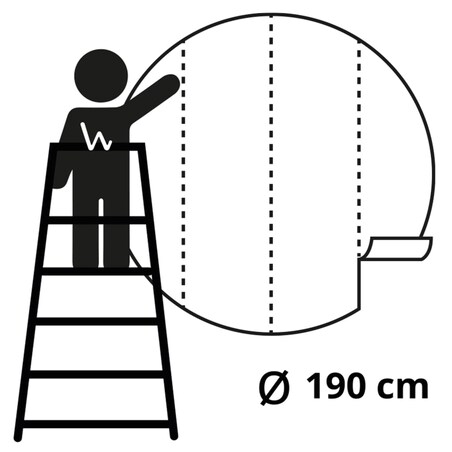 WallArt Okrągła fototapeta In the Jungle, 190 cm